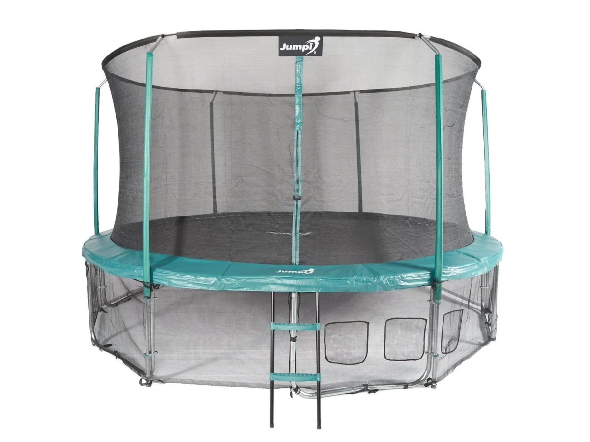 Sodo Batutas Jumpi 435cm/14ft Maxy Comfort Green Su Vidiniu Tinklu