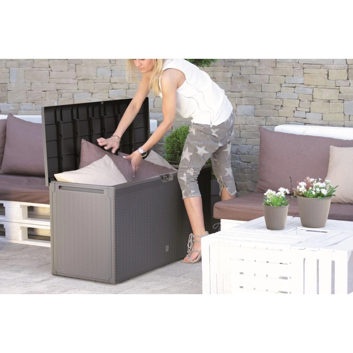 Sodo Dėžė 290l Boxe Rato Plus Anthracite