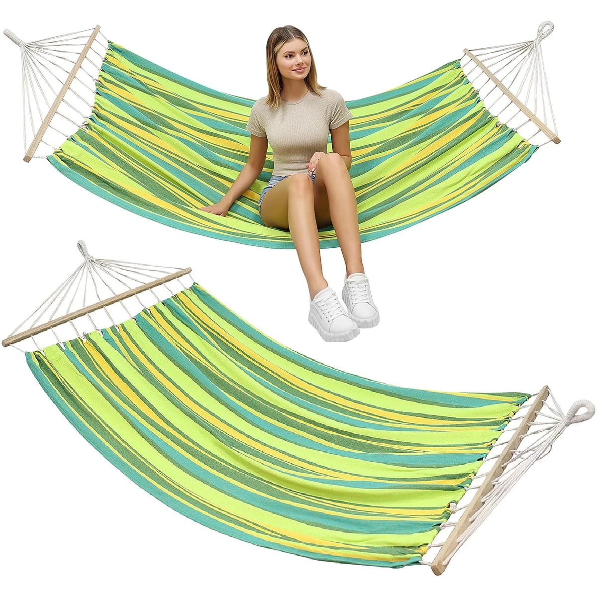 Sodo Hamakas 2 Asmenims 200x150cm Su Baru 1052724