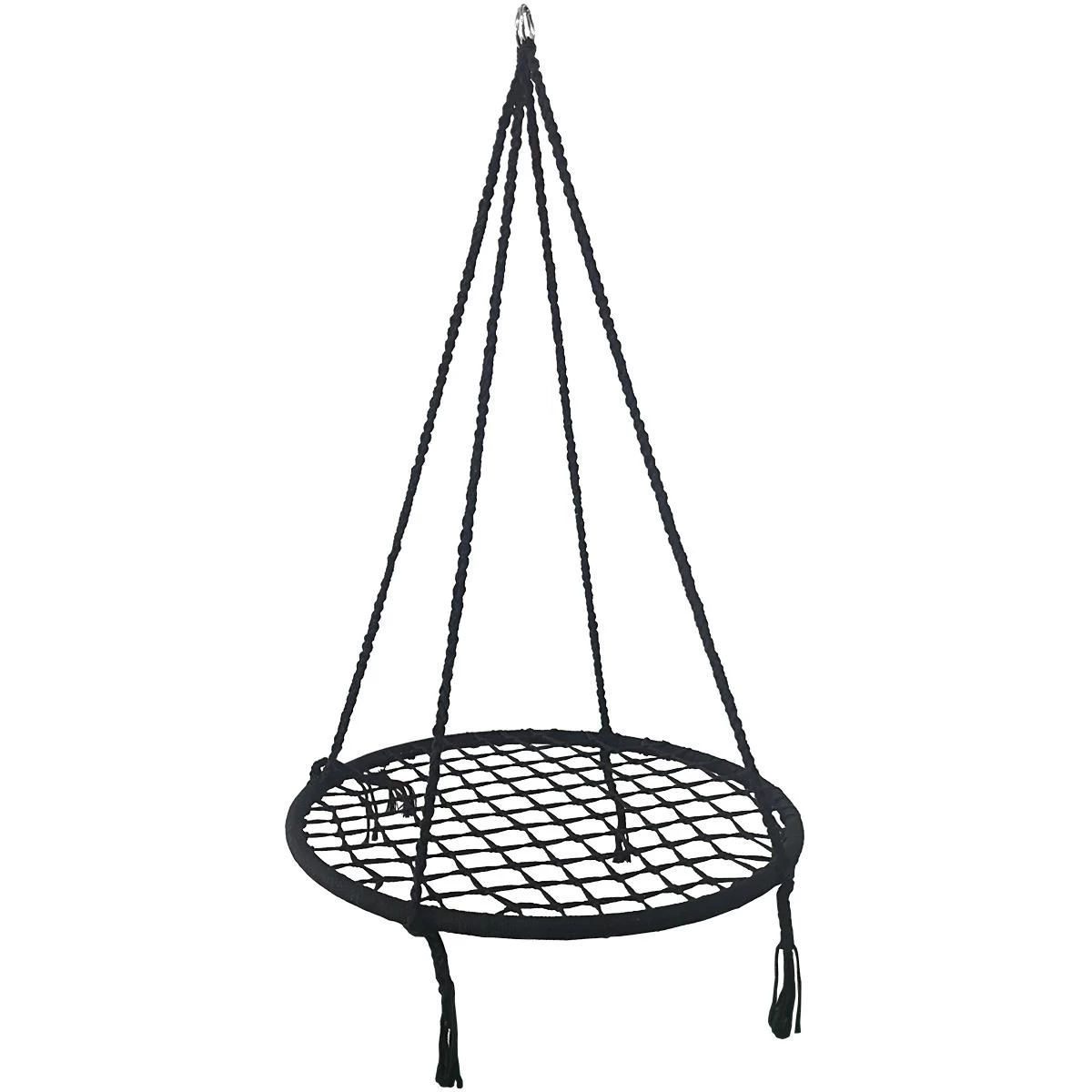 Sodo Hamakas stork Nest Sūpynės 80cm Juodos Spalvos