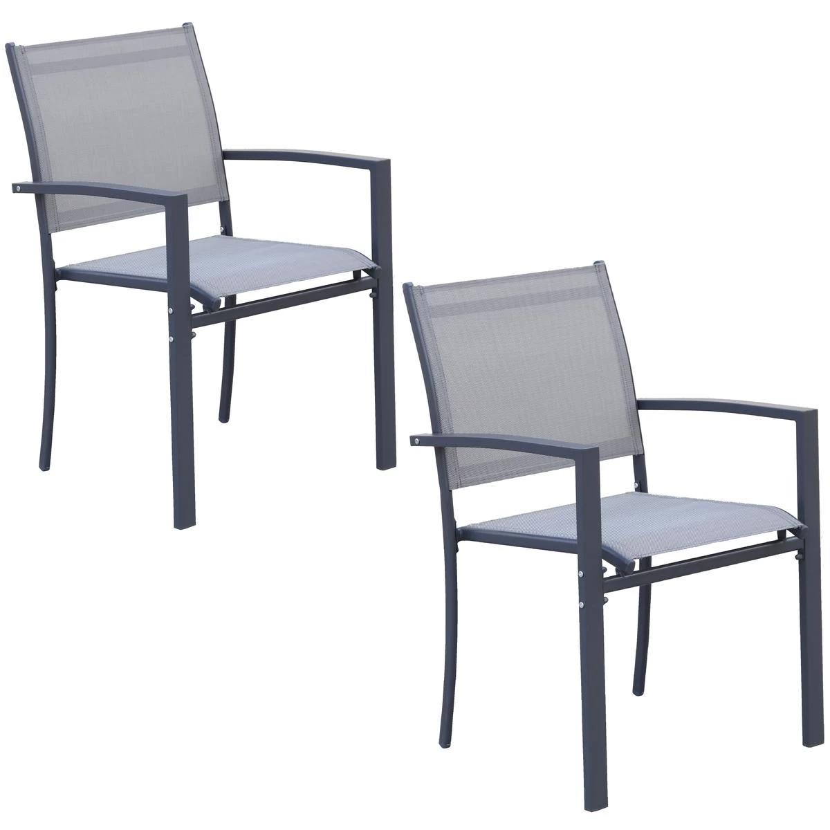 Sodo Kėdė 57x570x88cm Textline Kpl.2vnt.