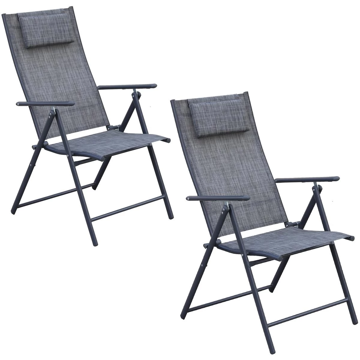 Sodo Sėdynė 57x68x106cm 2xtextline 7-poziicijų Su Galvos Atranka Kpl.2szt
