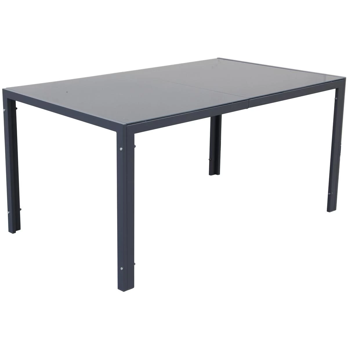 Sodo Stalas 150x90x73 Cm Tamsiai Pilkos Spalvos