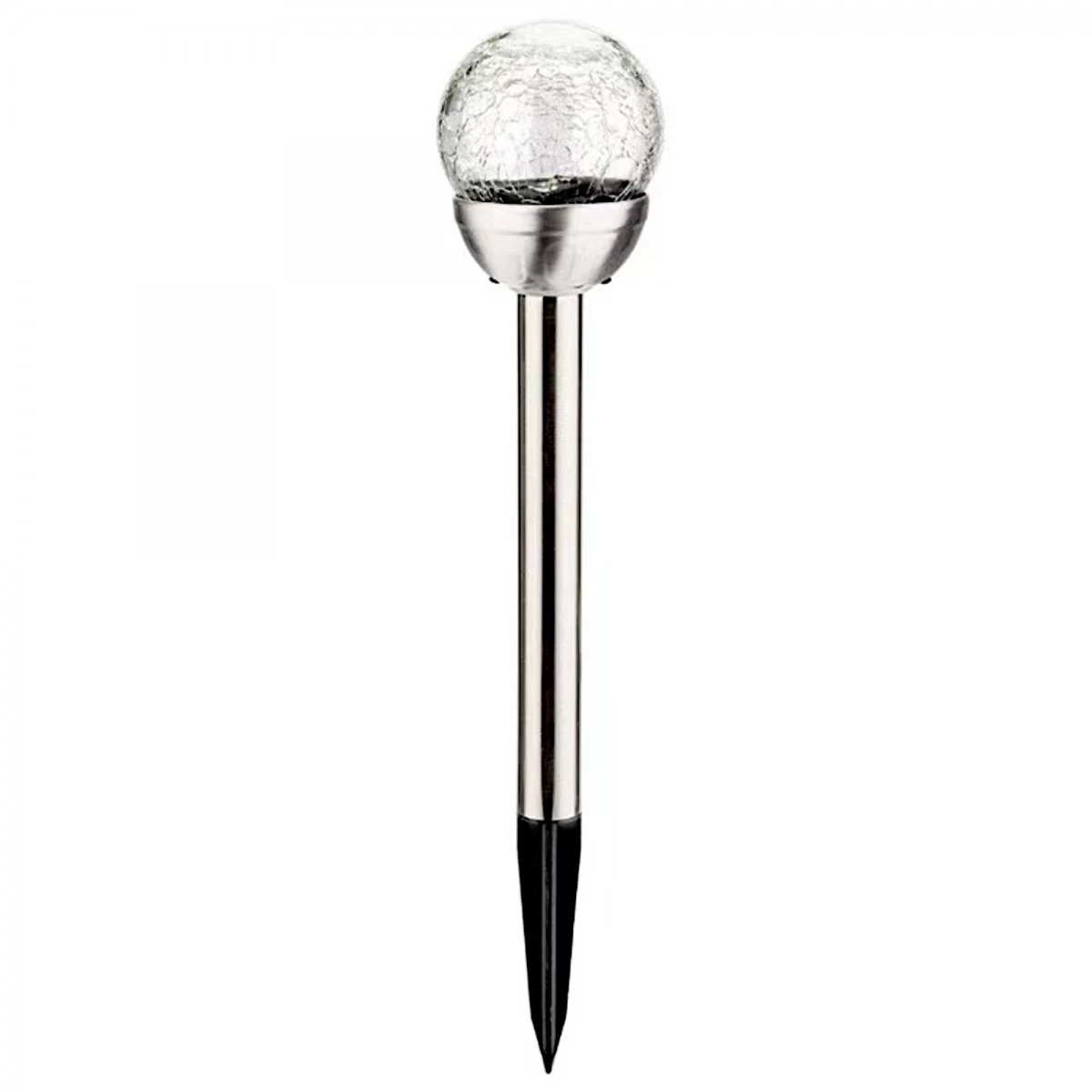 Solar Lamp Glass Ball 7.5x34cm Rgb