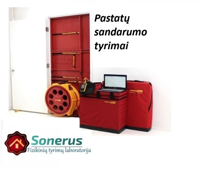 Pastatų sandarumo tyrimai