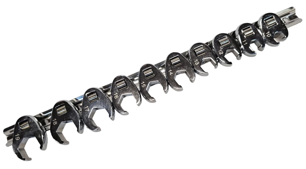 Šoninių raktų rinkinys | 10 mm (3/8) | 10 - 19 mm | 10 vnt. (SK3921)