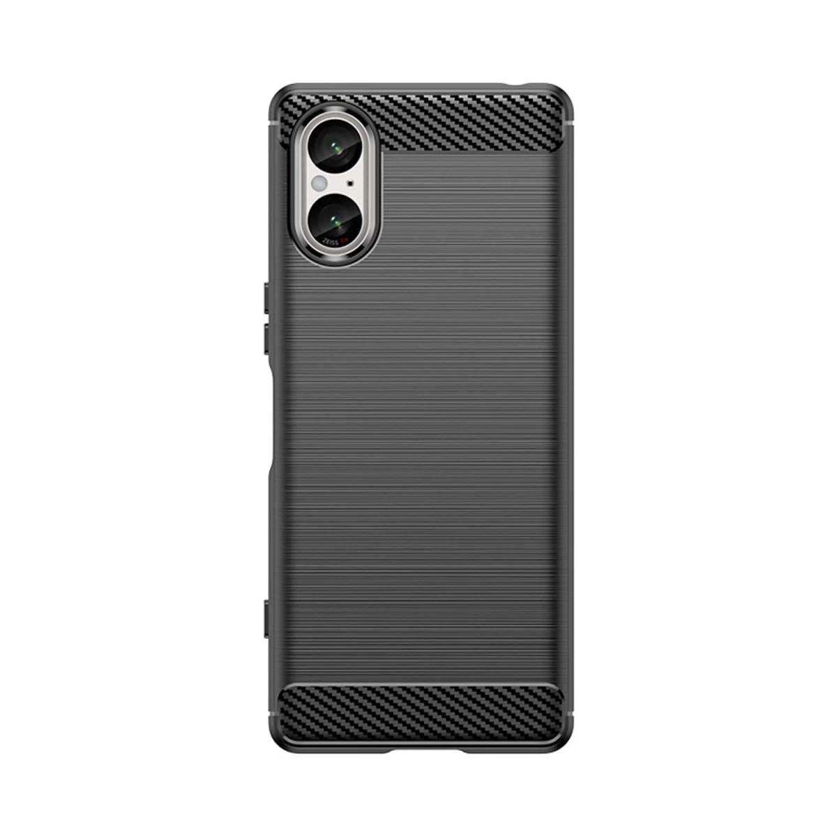 sony Xperia 5 V Korpusas Carbon Case - Juodas