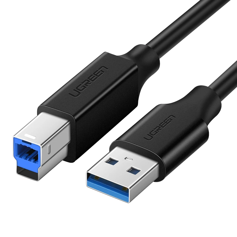 Spausdintuvo Kabelis Usb-a - Usb-b 5gb/s 2 M Juodas