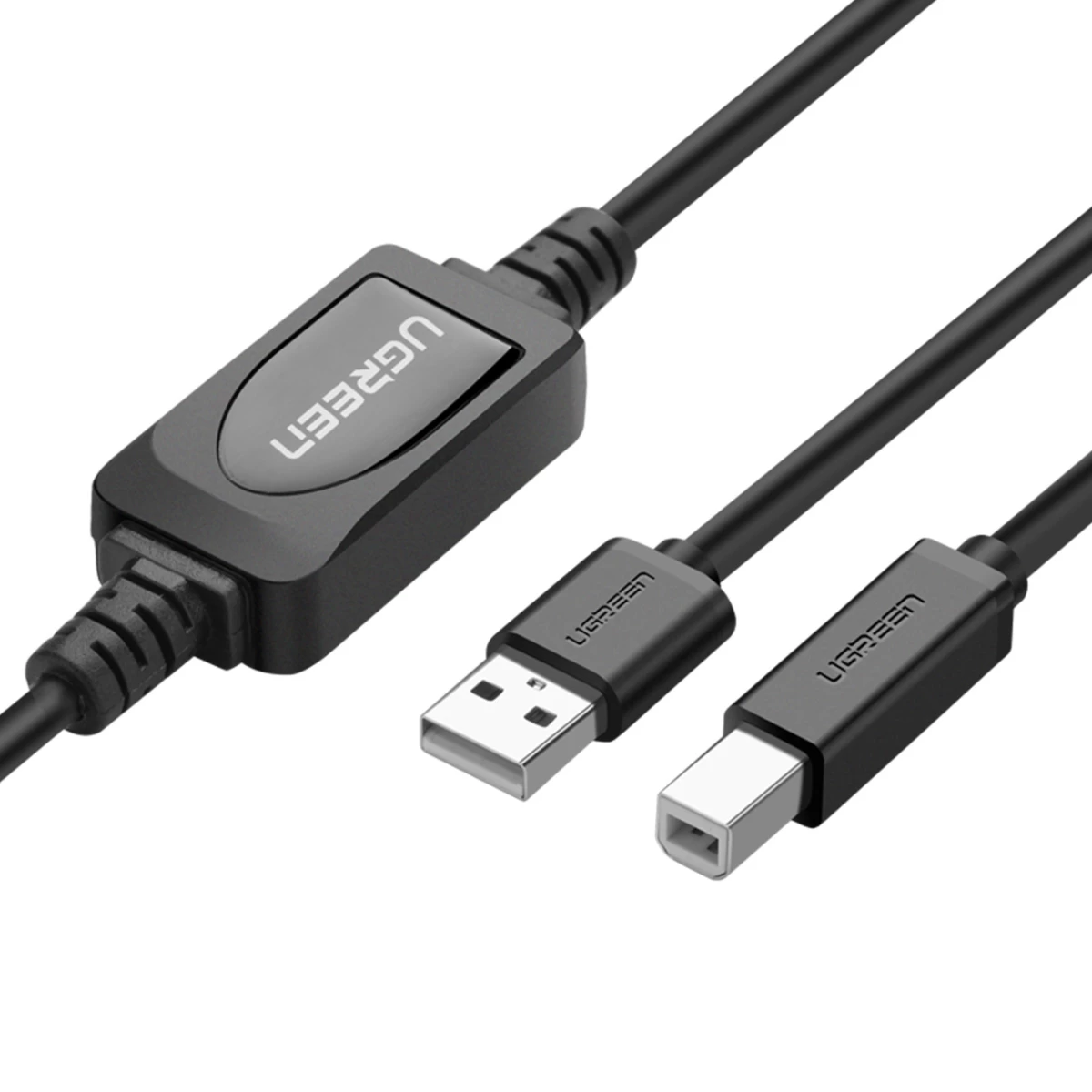 Spausdintuvo Kabelis Usb-b - Usb-a 2.0 10 M Juodas