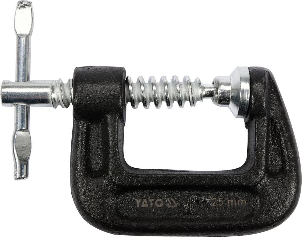 Spaustuvas su varžtu C tipo 1, 25 mm (YT-64250)