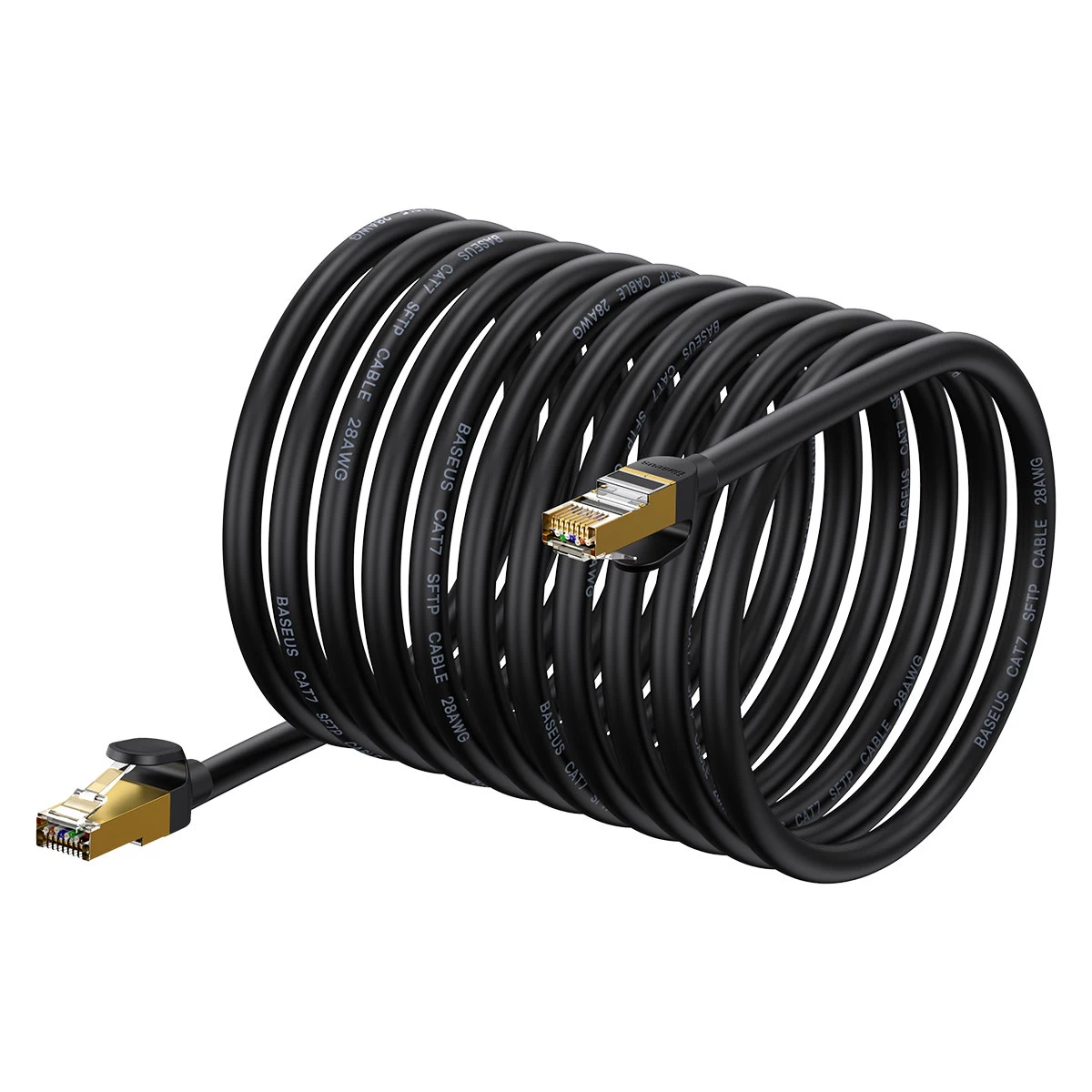 Speed Seven Rj45 10gbps Tinklo Kabelis 30 M Juodas