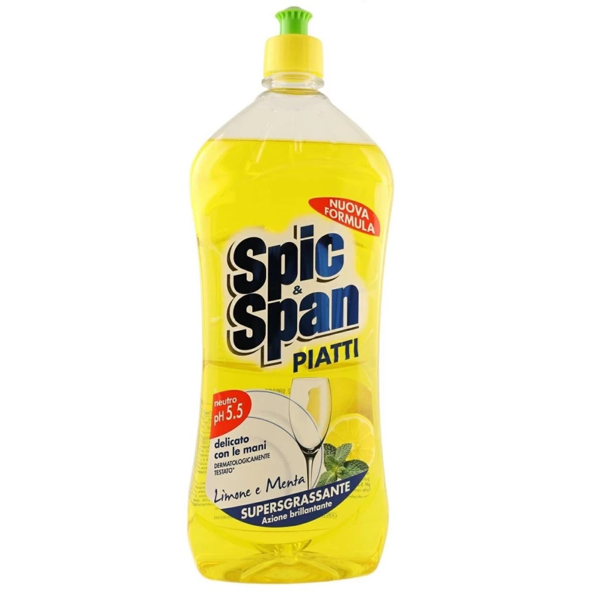 Spic&amp;amp;span Indų Plovimo Skystis Lemon&amp;amp;mint, 1000ml