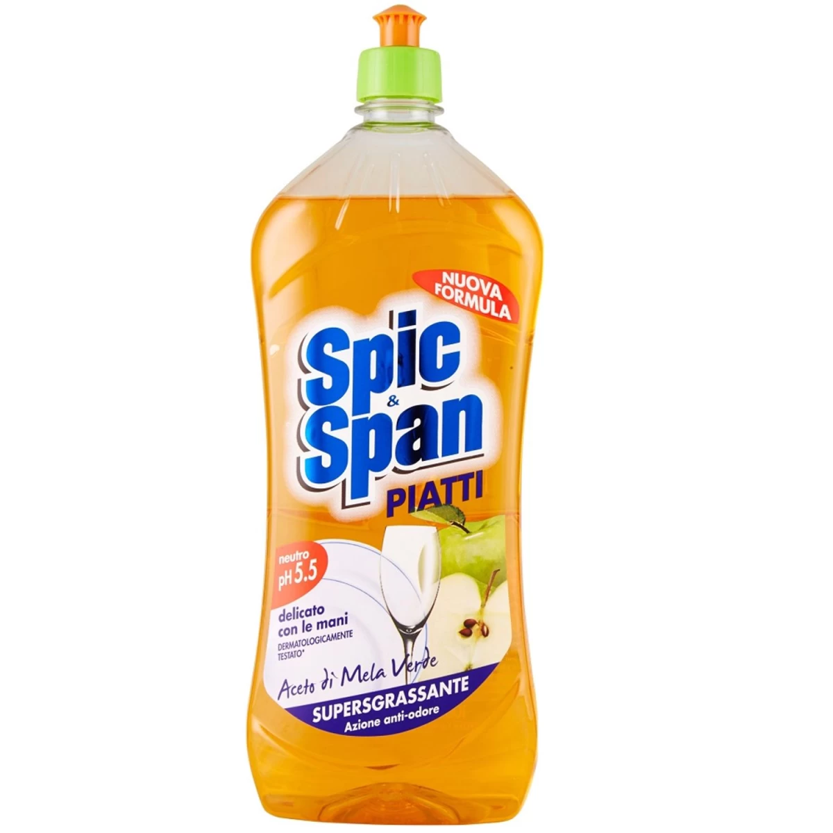 spic&amp;amp;span Obuolių Acto Indų Plovimo Skystis, 1000 Ml.