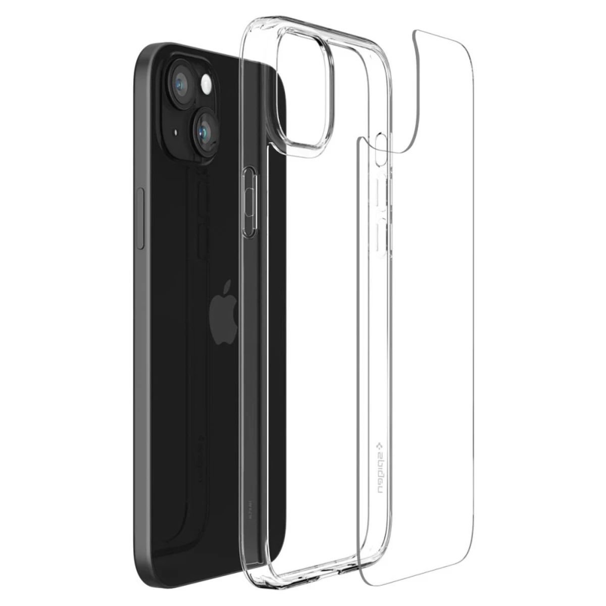 spigen Airskin Hibridinis Dėklas iphone 15 - Skaidrus