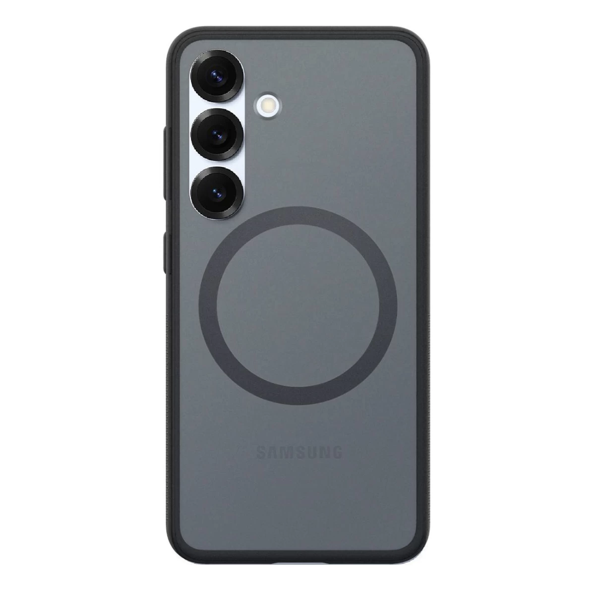 Spigen Capella Magfit Silikoninis Dėklas Samsung Galaxy S25+ - Juodas