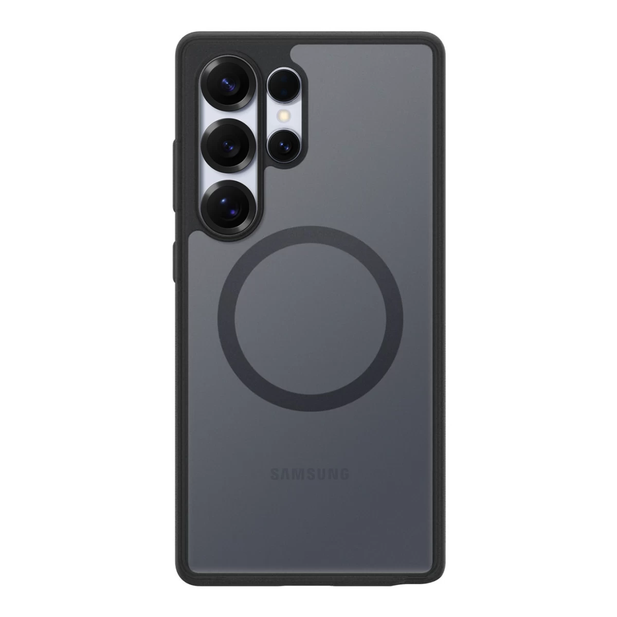 Spigen Capella Magfit Silikoninis Dėklas Samsung Galaxy S25 Ultra - Juodas