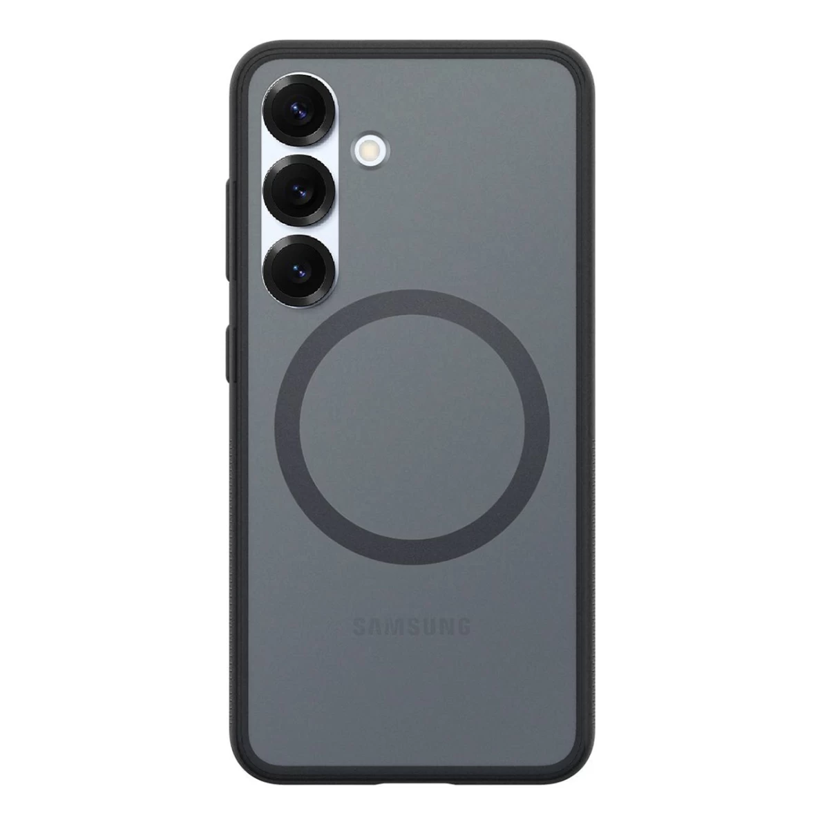 Spigen Capella Magfit Silikoninis Galinis Dėklas Samsung Galaxy S25 - Juodas