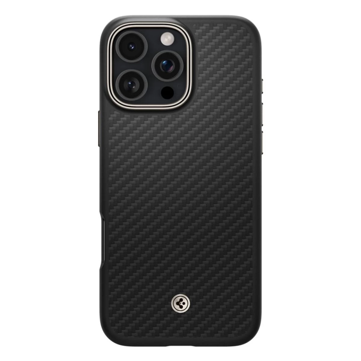 Spigen Enzo Aramid Mag Dėklas Su Magsafe, Skirtas Iphone 16 Pro - Matinės Juodos Spalvos