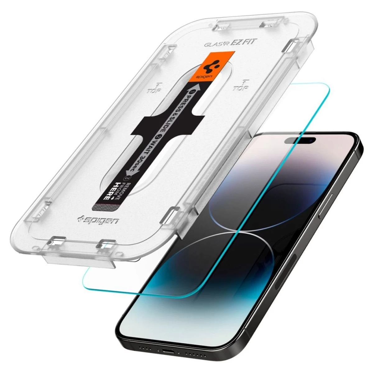 Spigen Glas.tr Ez Fit Grūdintas Stiklas Iphone 14 Pro - 2 Vnt.