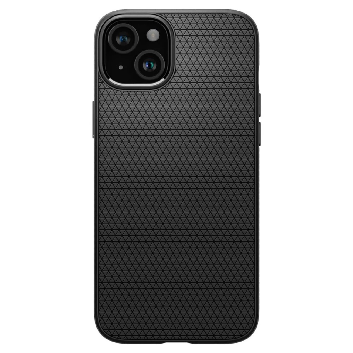 spigen Liquid Air Dėklas iphone 15 - Matinės Juodos Spalvos