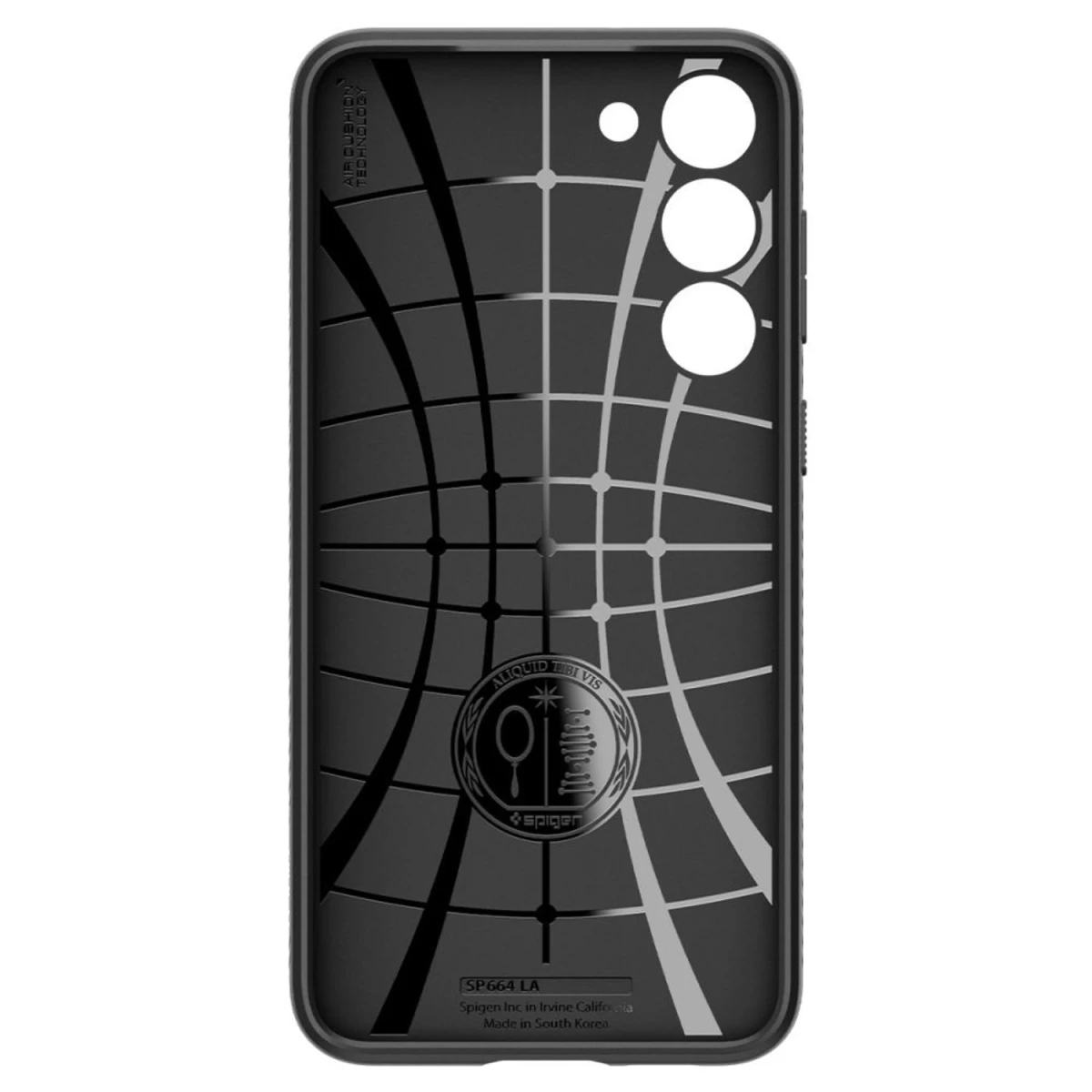 spigen Liquid Air Dėklas samsung Galaxy S23 - Matinės Juodos Spalvos