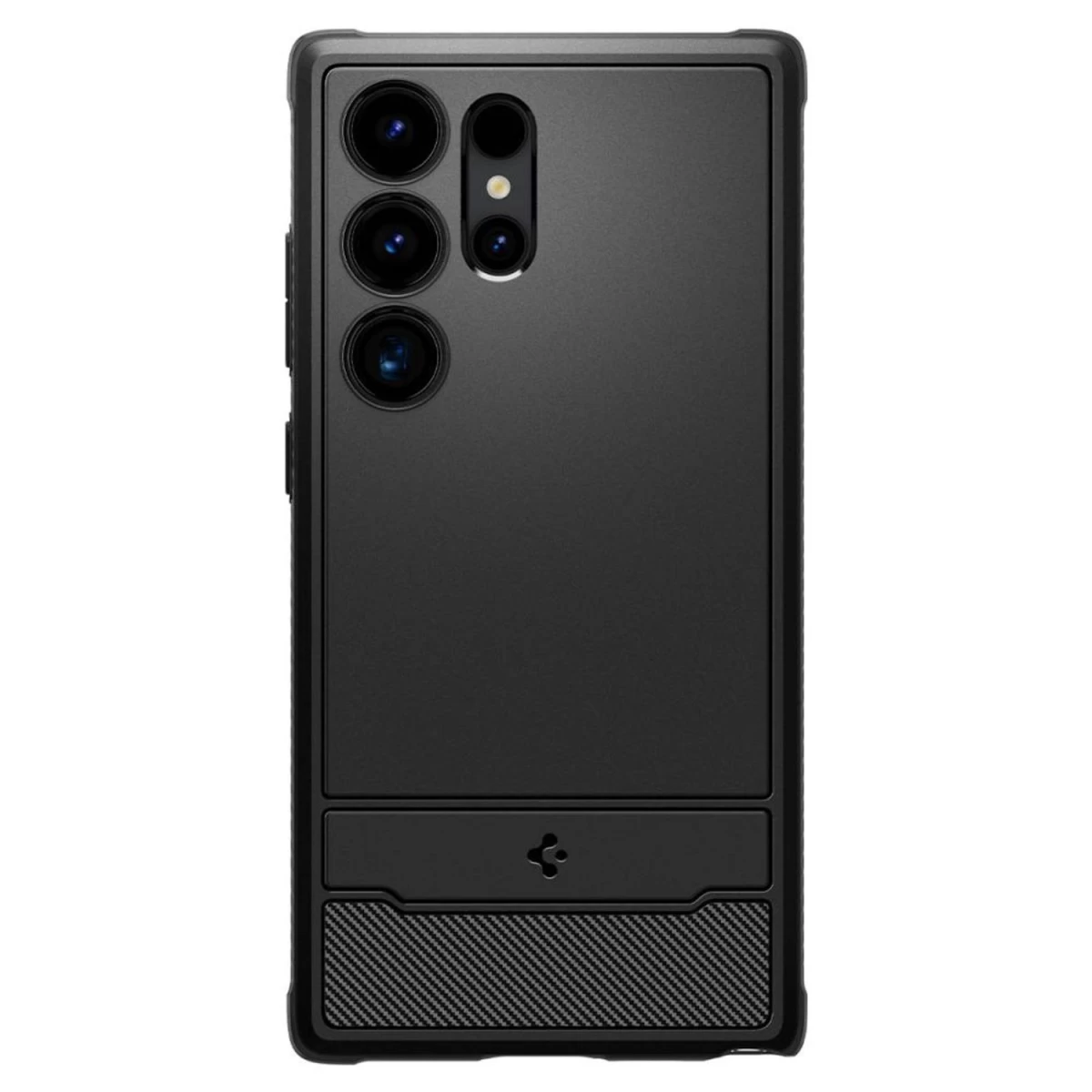 spigen Rugged Armor Dėklas samsung Galaxy S24 Ultra - Matinės Juodos Spalvos