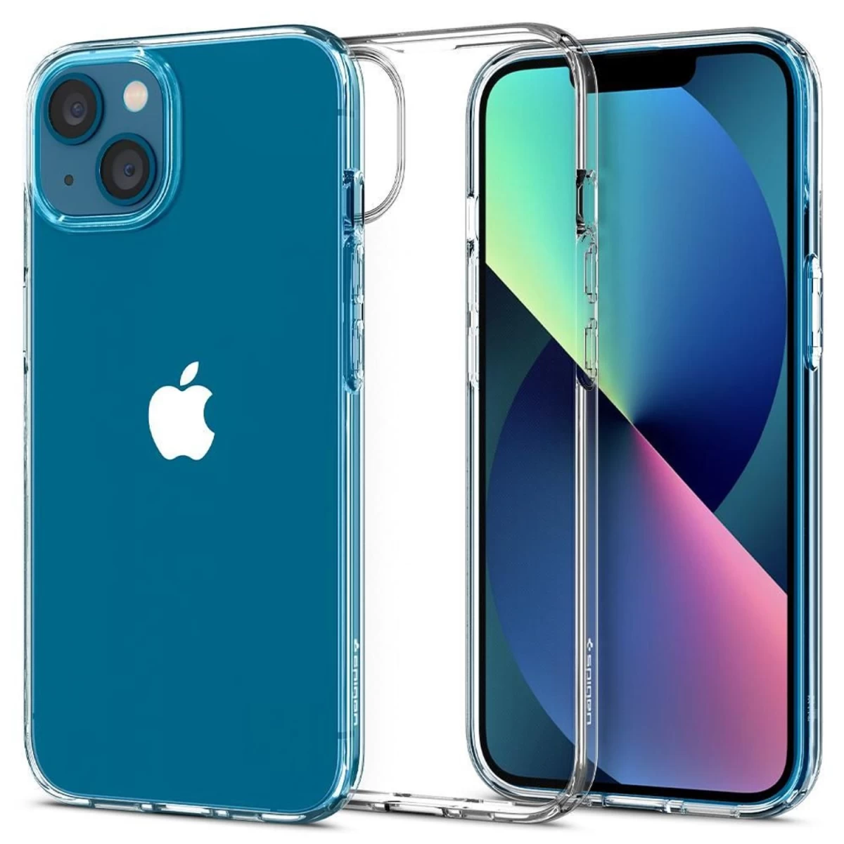 spigen Skystųjų Kristalų Dėklas iphone 13 - Skaidrus