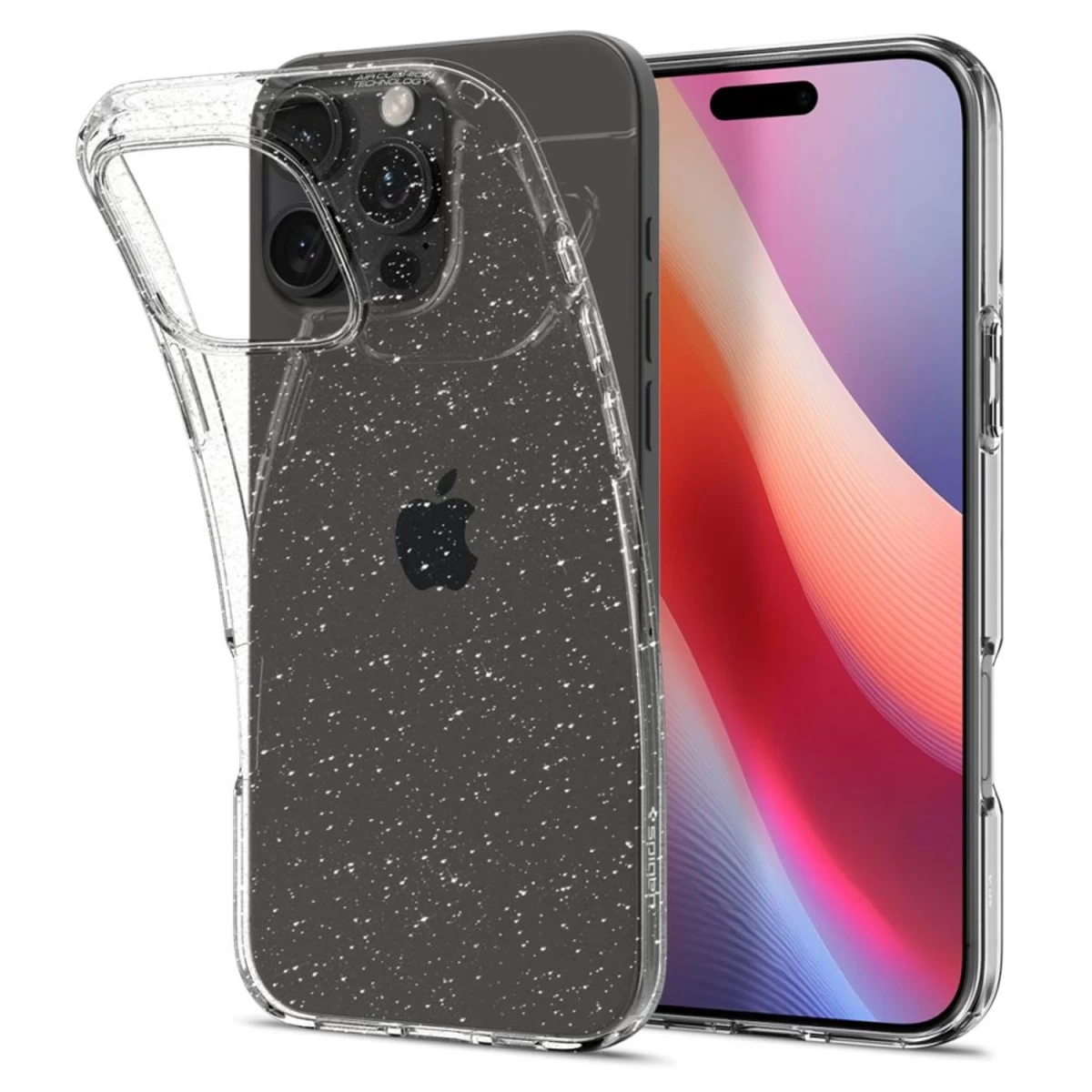 spigen Skystųjų Kristalų Dėklas iphone 16 Pro Max - Permatomas Blizgantis