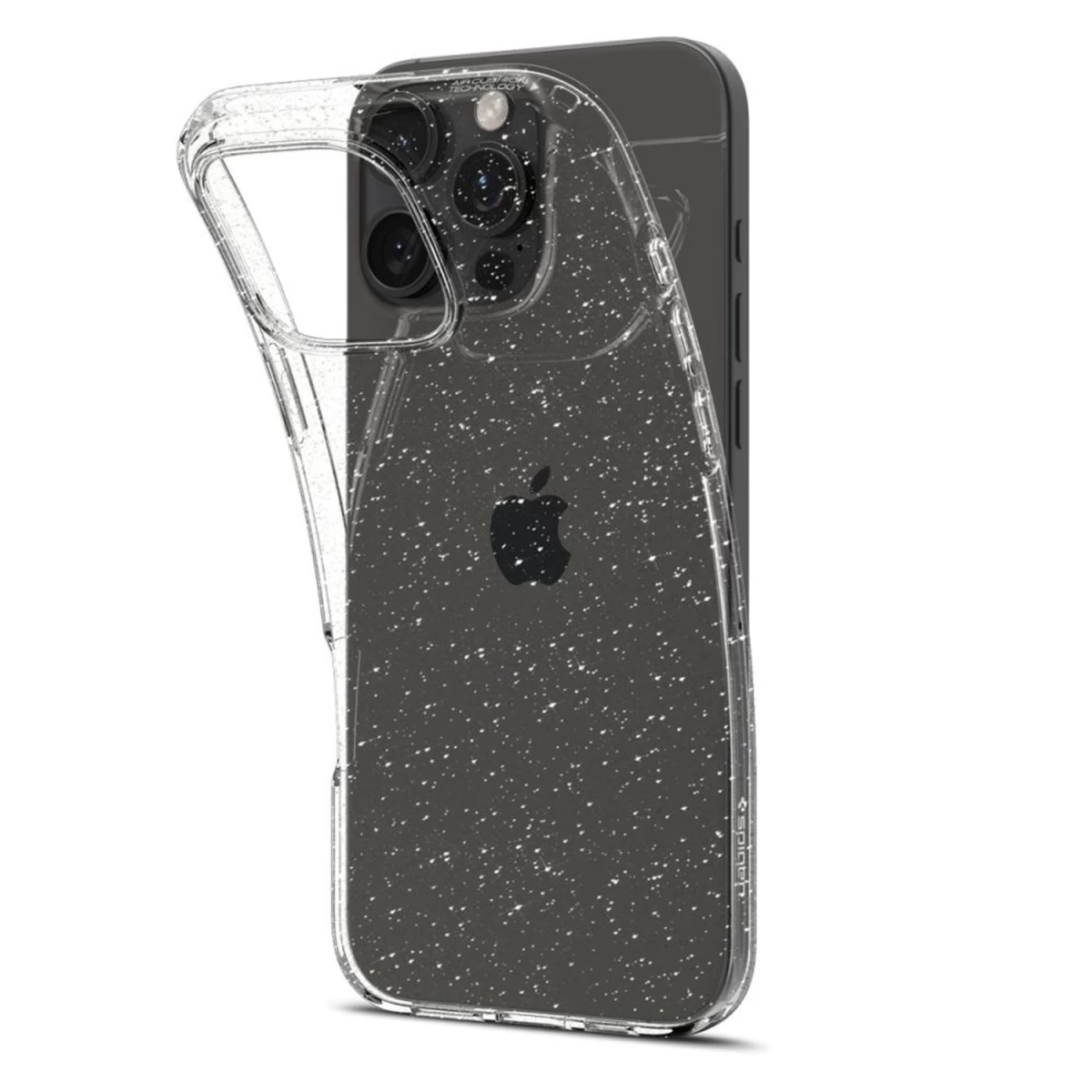 spigen Skystųjų Kristalų Dėklas iphone 16 Pro - Skaidrus Blizgutis