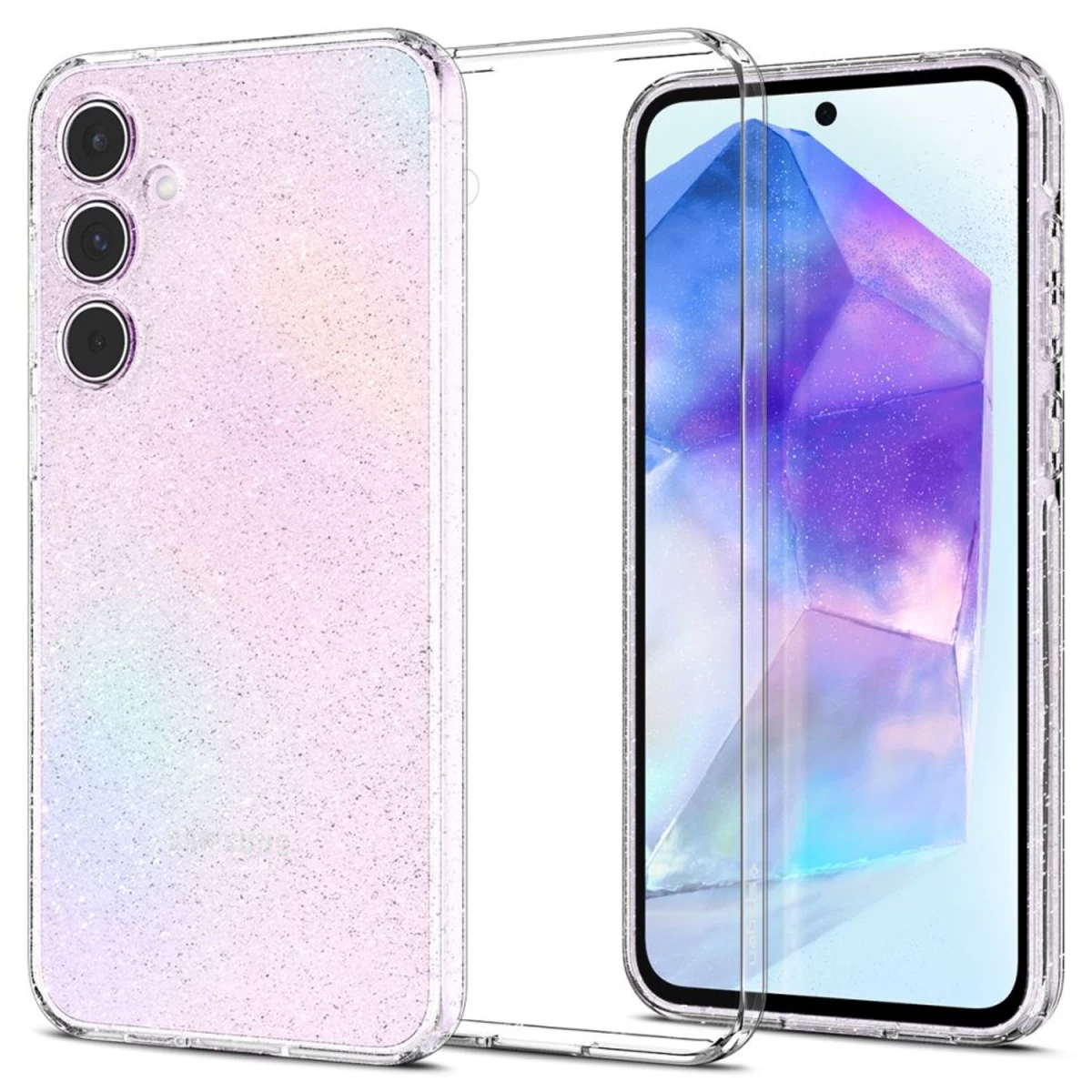 spigen Skystųjų Kristalų Dėklas samsung Galaxy A55 5g - Skaidrus Brokatas
