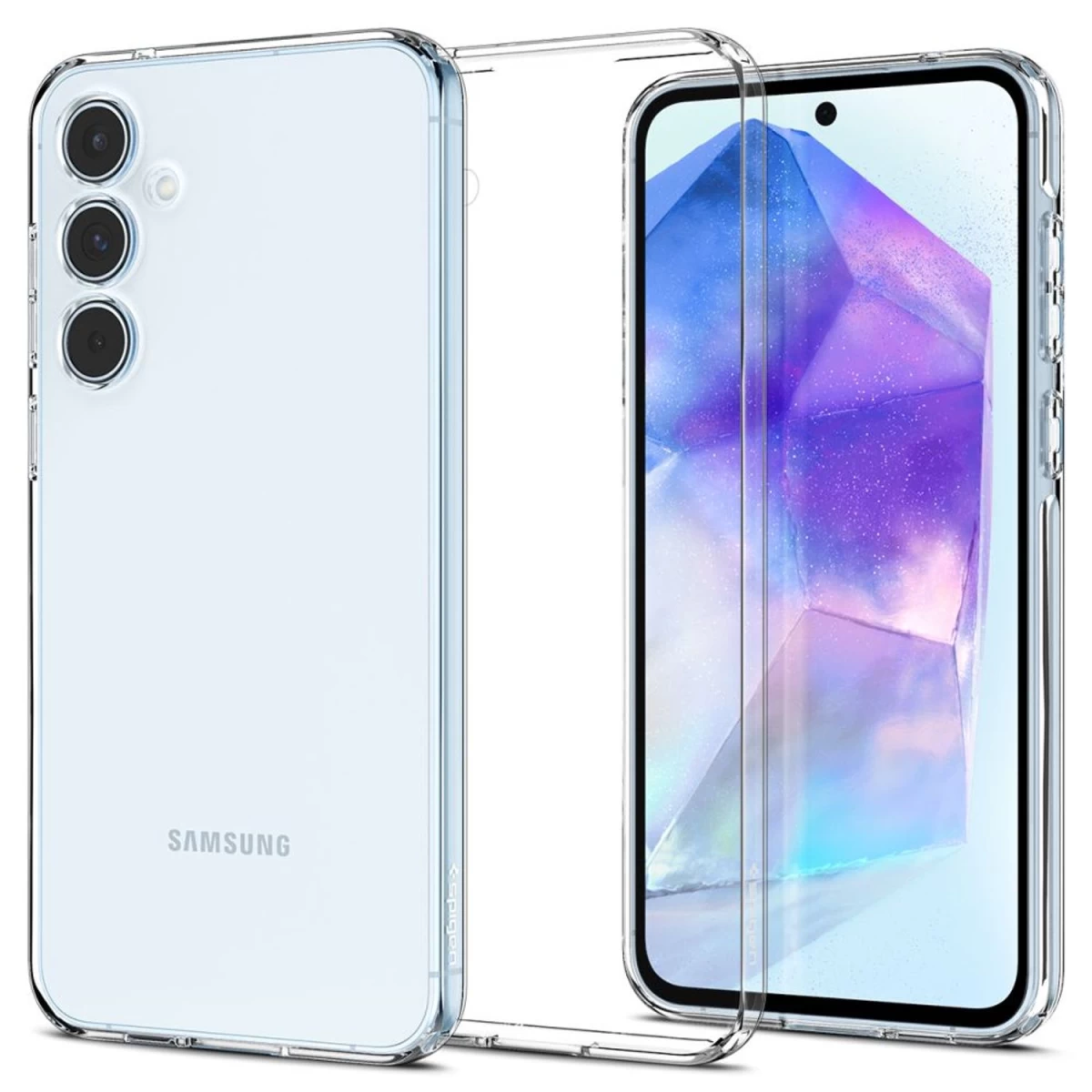 spigen Skystųjų Kristalų Dėklas samsung Galaxy A55 5g - Skaidrus