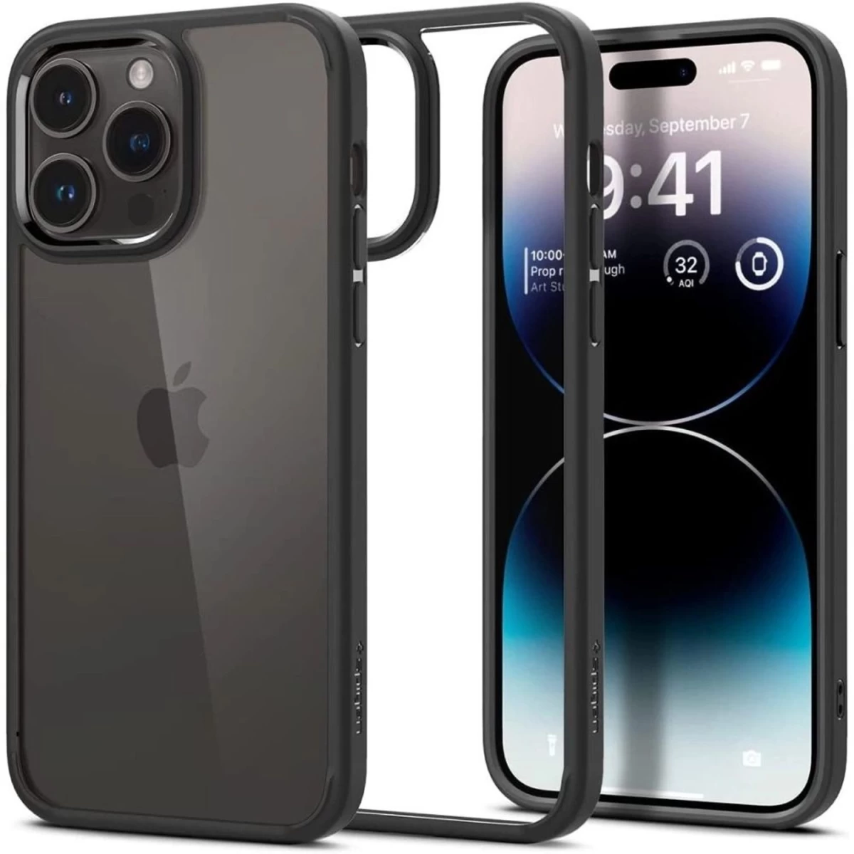 Spigen Ultra Hibridinis Iphone 14 Pro Max Matinis Juodas