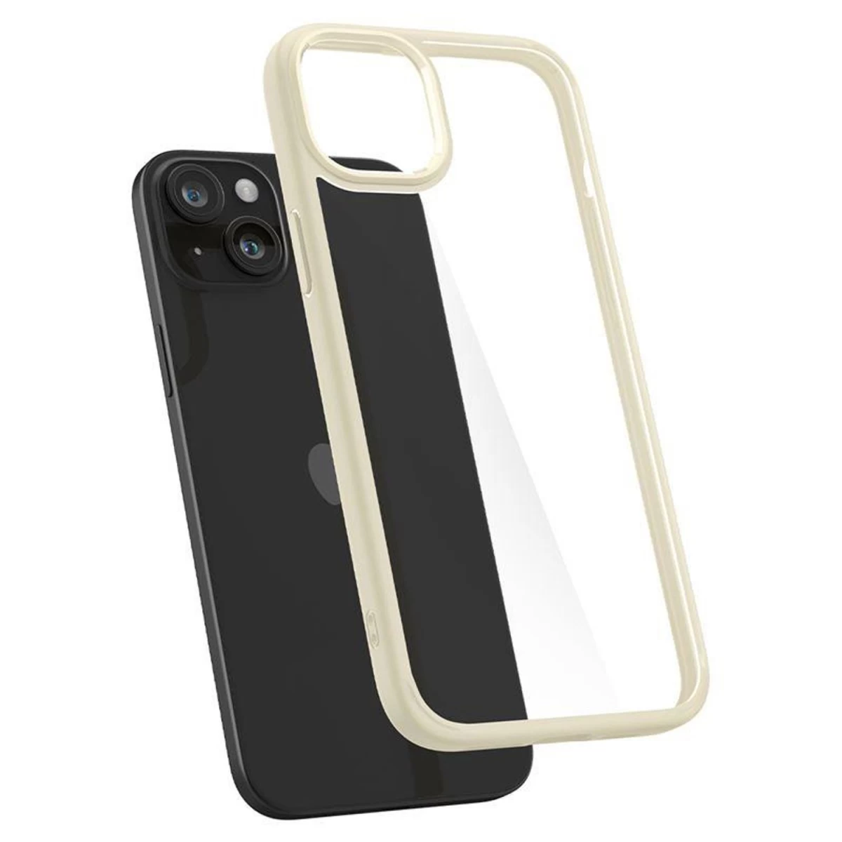 spigen Ultra Hybrid Dėklas iphone 15 Plus - Smėlio Spalvos