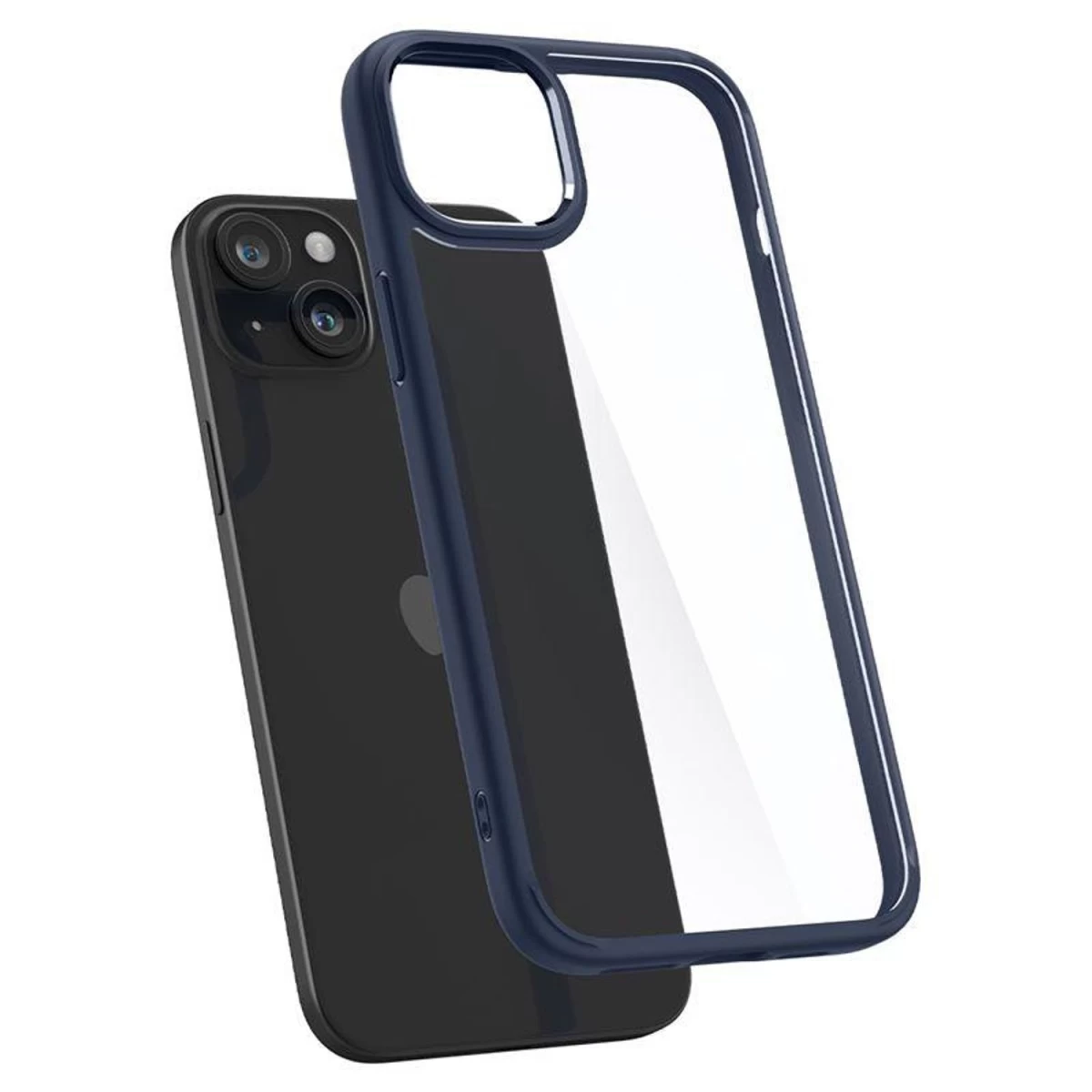 spigen Ultra Hybrid Dėklas iphone 15 Plus - Tamsiai Mėlynas