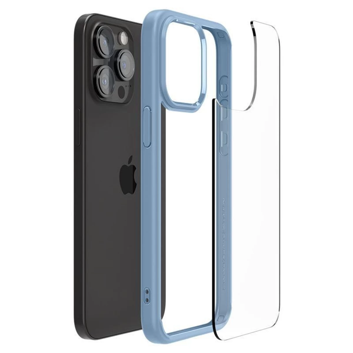 spigen Ultra Hybrid Dėklas iphone 15 Pro Max - šviesiai Mėlynas