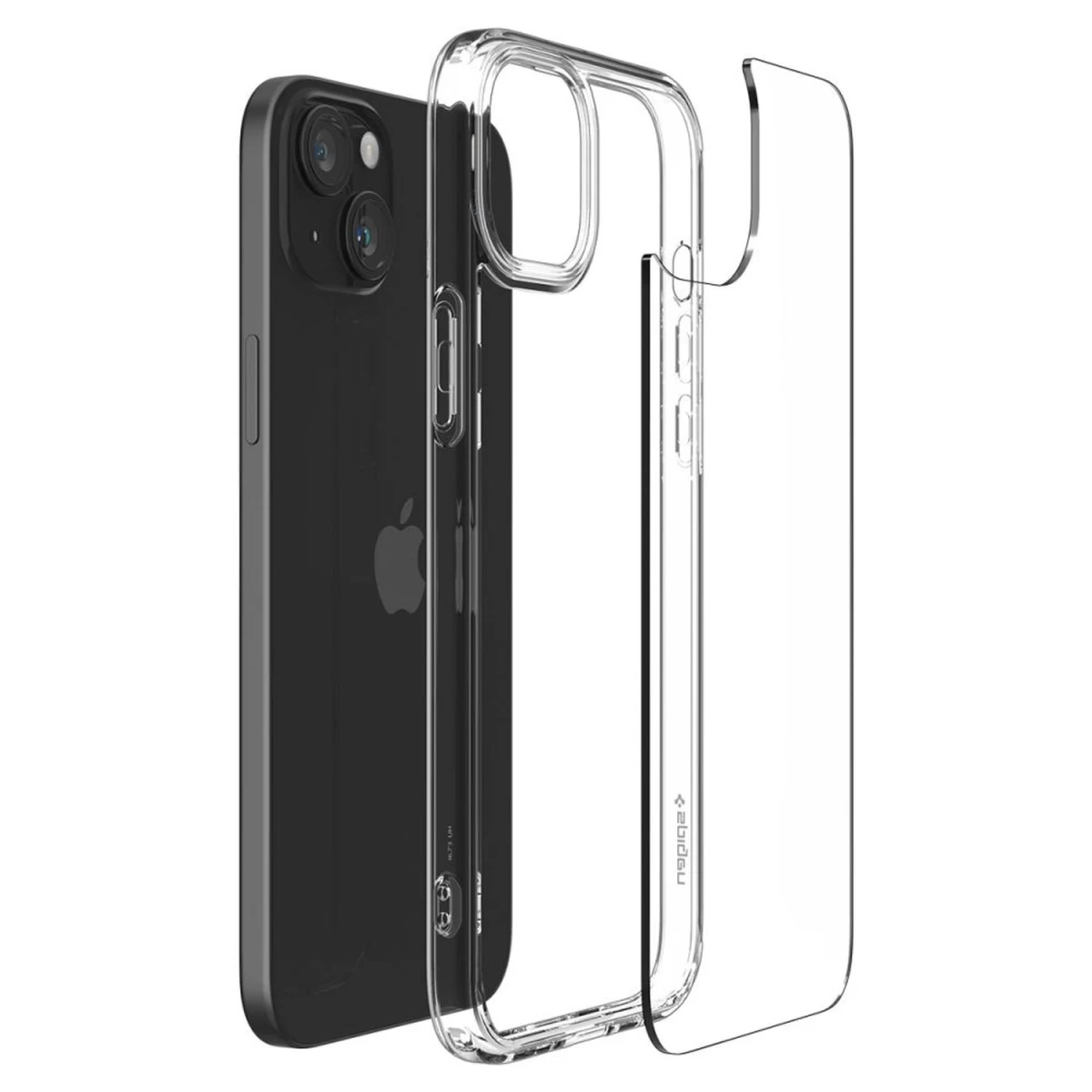 spigen Ultra Hybrid Dėklas iphone 15 - Skaidrus