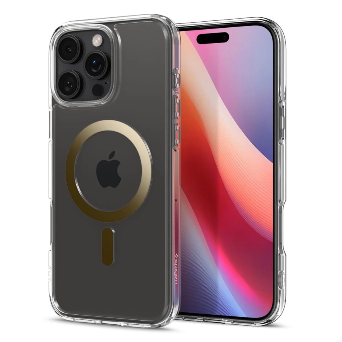 spigen Ultra Hybrid Mag Case Dėklas Su magsafe, Skirtas iphone 16 Pro Max - Auksinis