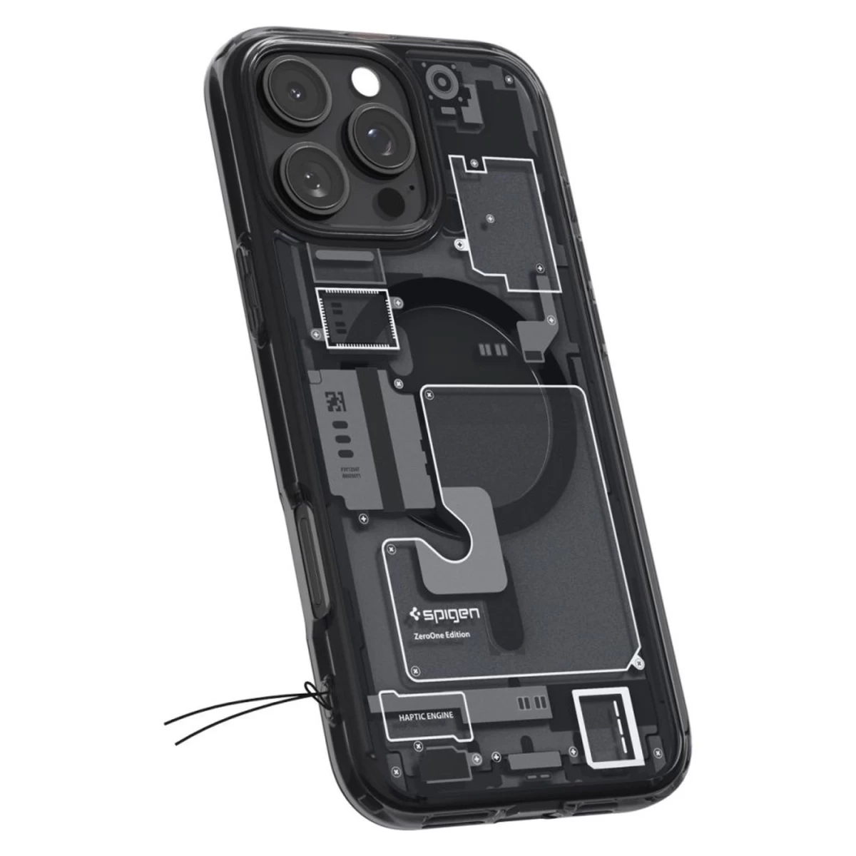 spigen Ultra Hybrid Mag Zero One With Magsafe Dėklas iphone 16 Pro - Tamsiai Pilkas