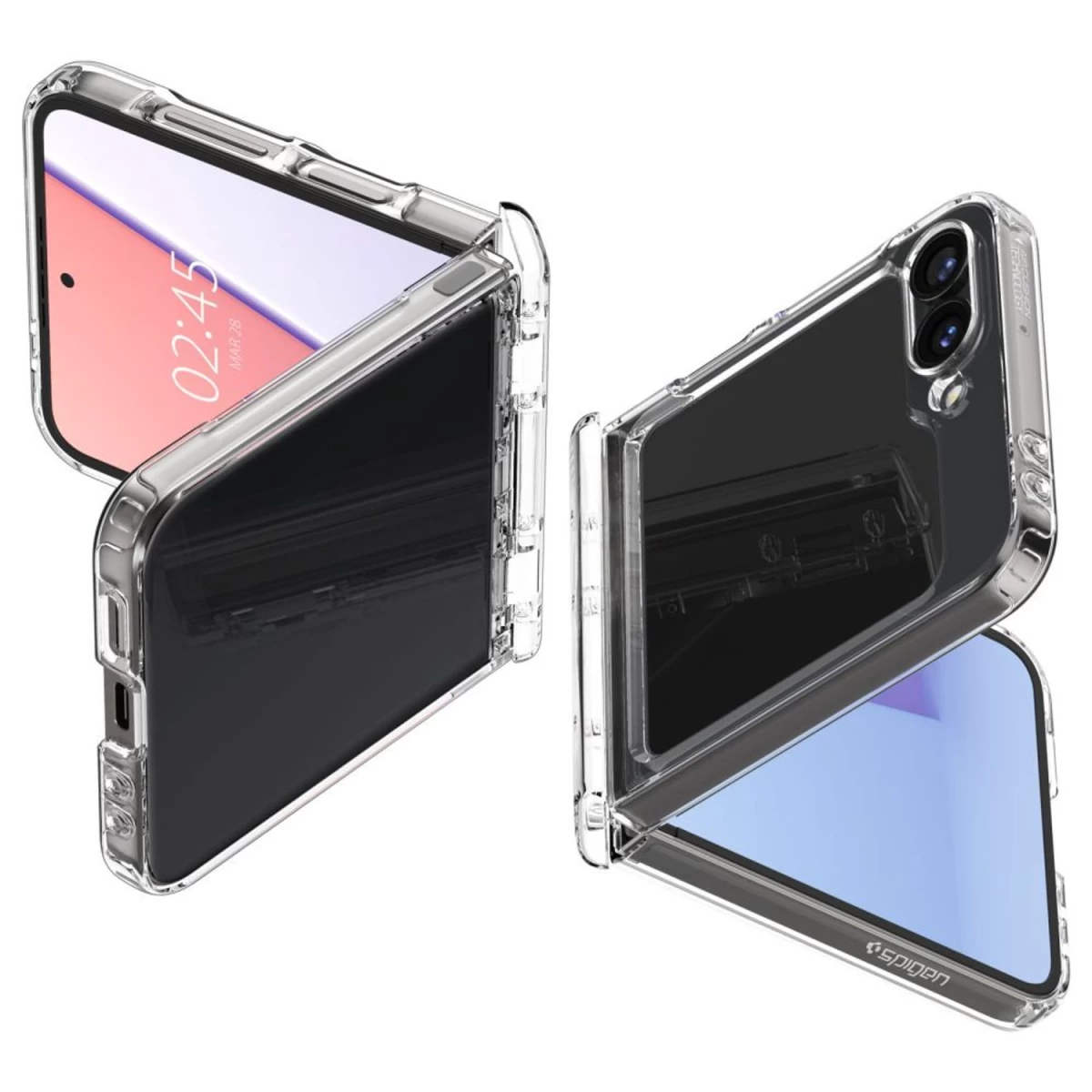 spigen Ultra Hybrid Pro Dėklas samsung Galaxy Z Flip 6 - Skaidrus