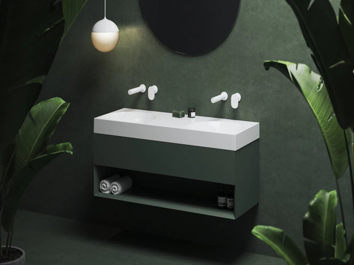 Spintelė po praustuvu Ravak SD Lite 120 Grey Green X000001870 Spintelė po praustuvu Ravak SD Lite 120 Grey Green X000001870