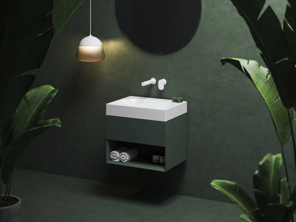 Spintelė po praustuvu Ravak SD Lite 60 Grey Green X000001858 Spintelė po praustuvu Ravak SD Lite 60 Grey Green X000001858
