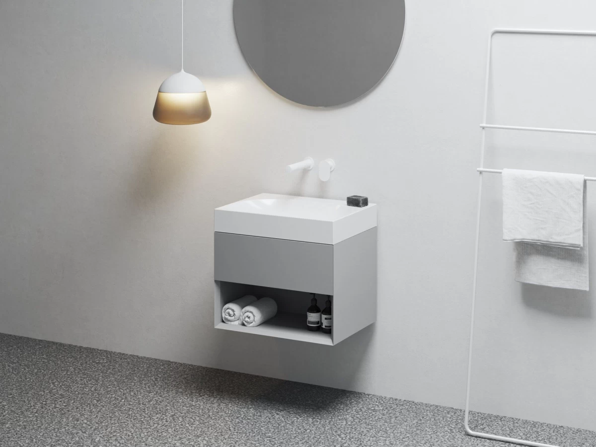 Spintelė po praustuvu Ravak SD Lite 60 Smoke Grey X000001859 Spintelė po praustuvu Ravak SD Lite 60 Smoke Grey X000001859