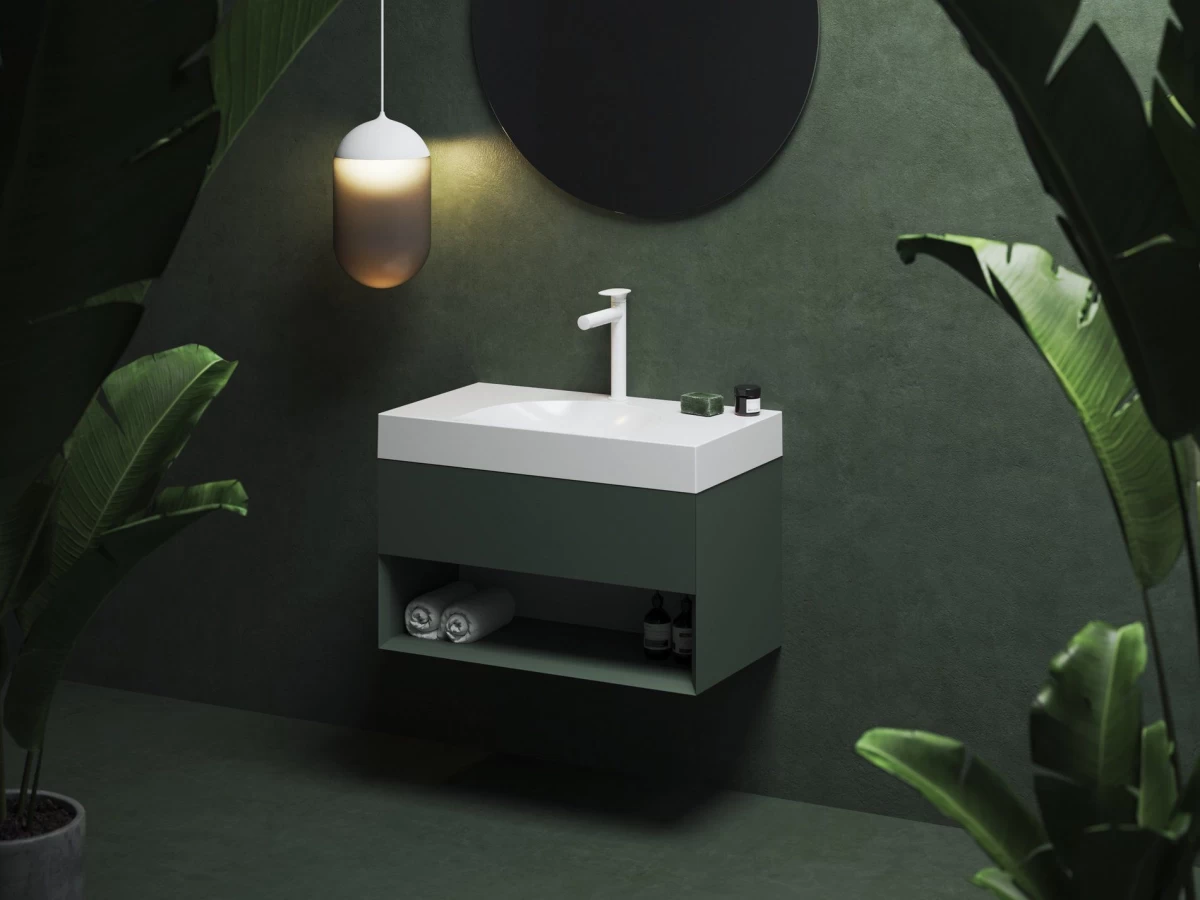 Spintelė po praustuvu Ravak SD Lite 80 Grey Green X000001864 Spintelė po praustuvu Ravak SD Lite 80 Grey Green X000001864