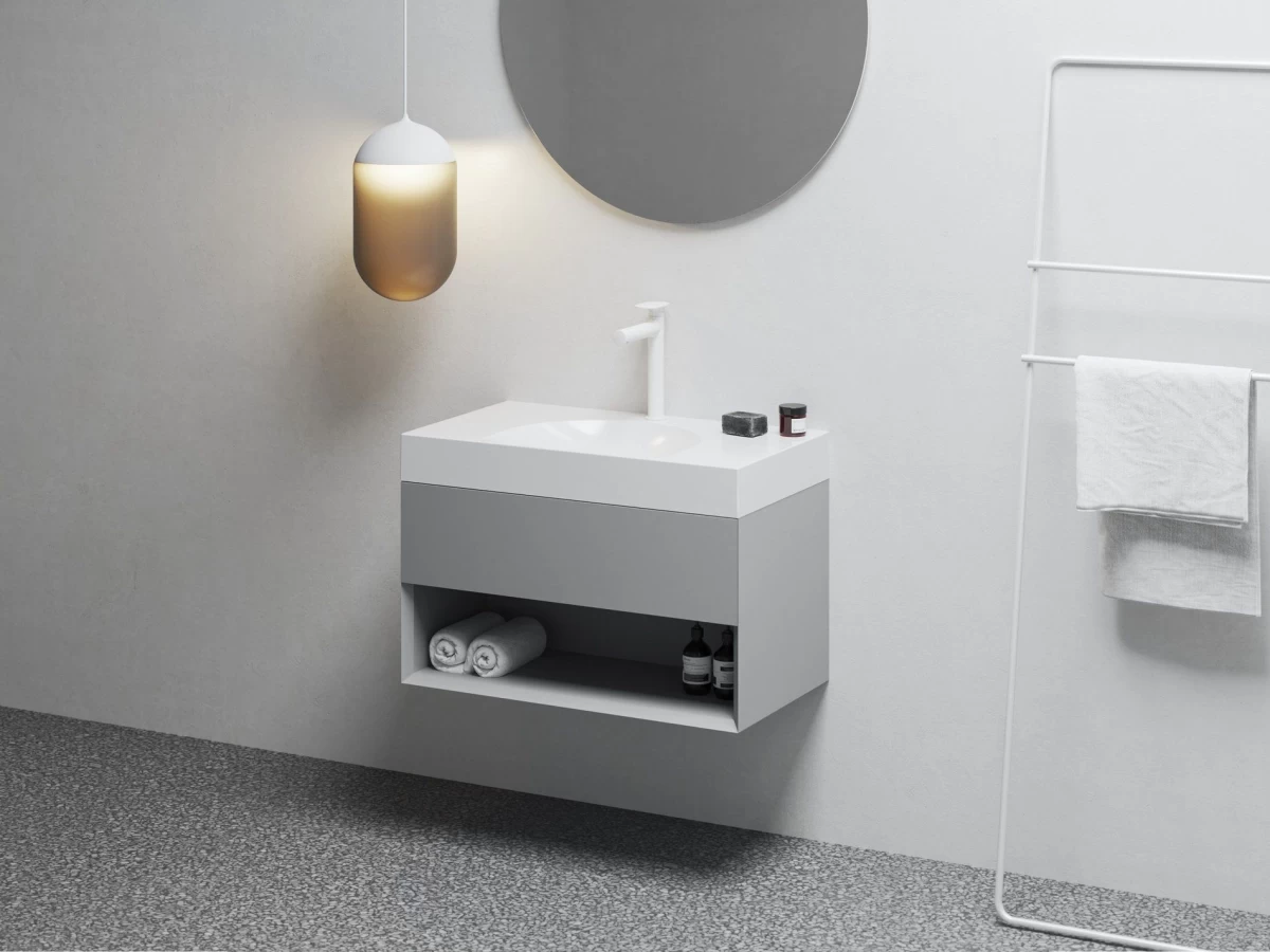 Spintelė po praustuvu Ravak SD Lite 80 Smoke Grey X000001865 Spintelė po praustuvu Ravak SD Lite 80 Smoke Grey X000001865