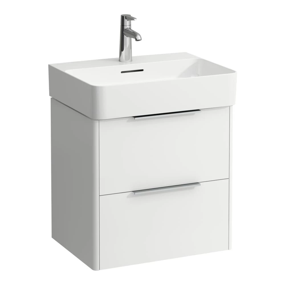 Spintelė praustuvui BASE 533x527x391 mm., su dviem stalčiais, balta matinė H4021921102601 Spintelė praustuvui BASE 533x527x391 mm., su dviem stalčiais, balta matinė H4021921102601
