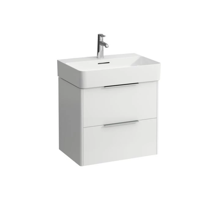 Spintelė praustuvui BASE 585x390mm su 2 stalčiais, balta matinė H4022521102601 Spintelė praustuvui BASE 585x390mm su 2 stalčiais, balta matinė H4022521102601