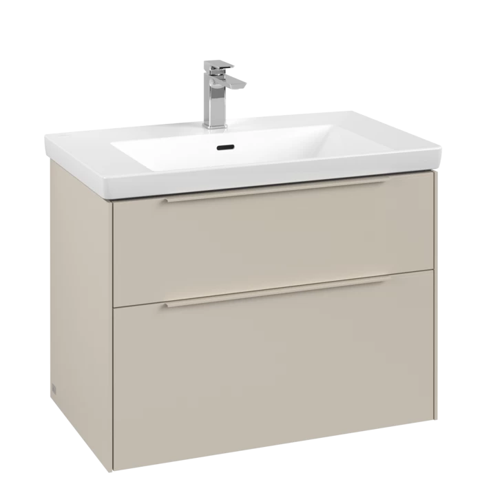Spintelė praustuvui SUBWAY 3.0, 772x576x478 mm, su 2 stalčiais, Cashmere Grey C57402VN