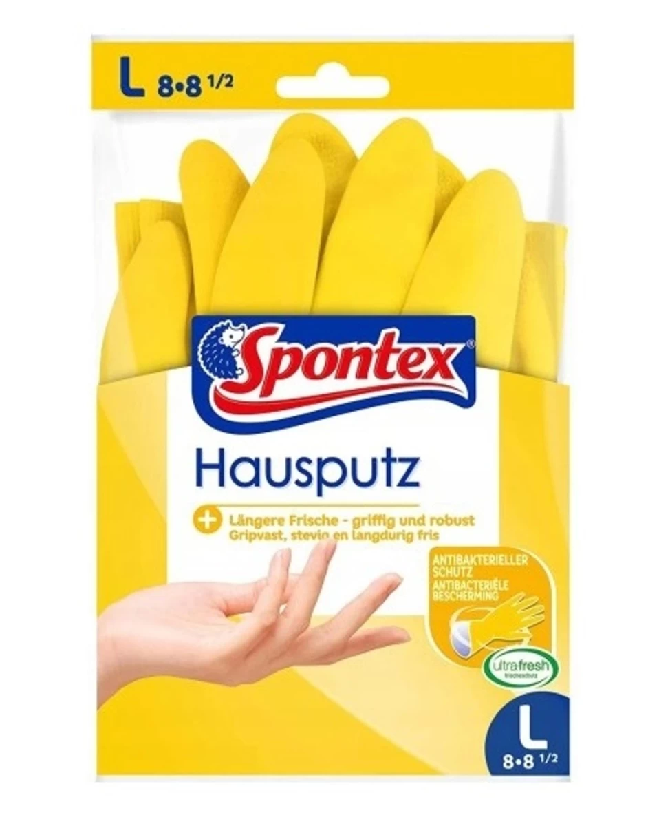 Spontex, 8-8,5 Dydžio Buitinės Pirštinės (gaminys Iš Vokietijos).