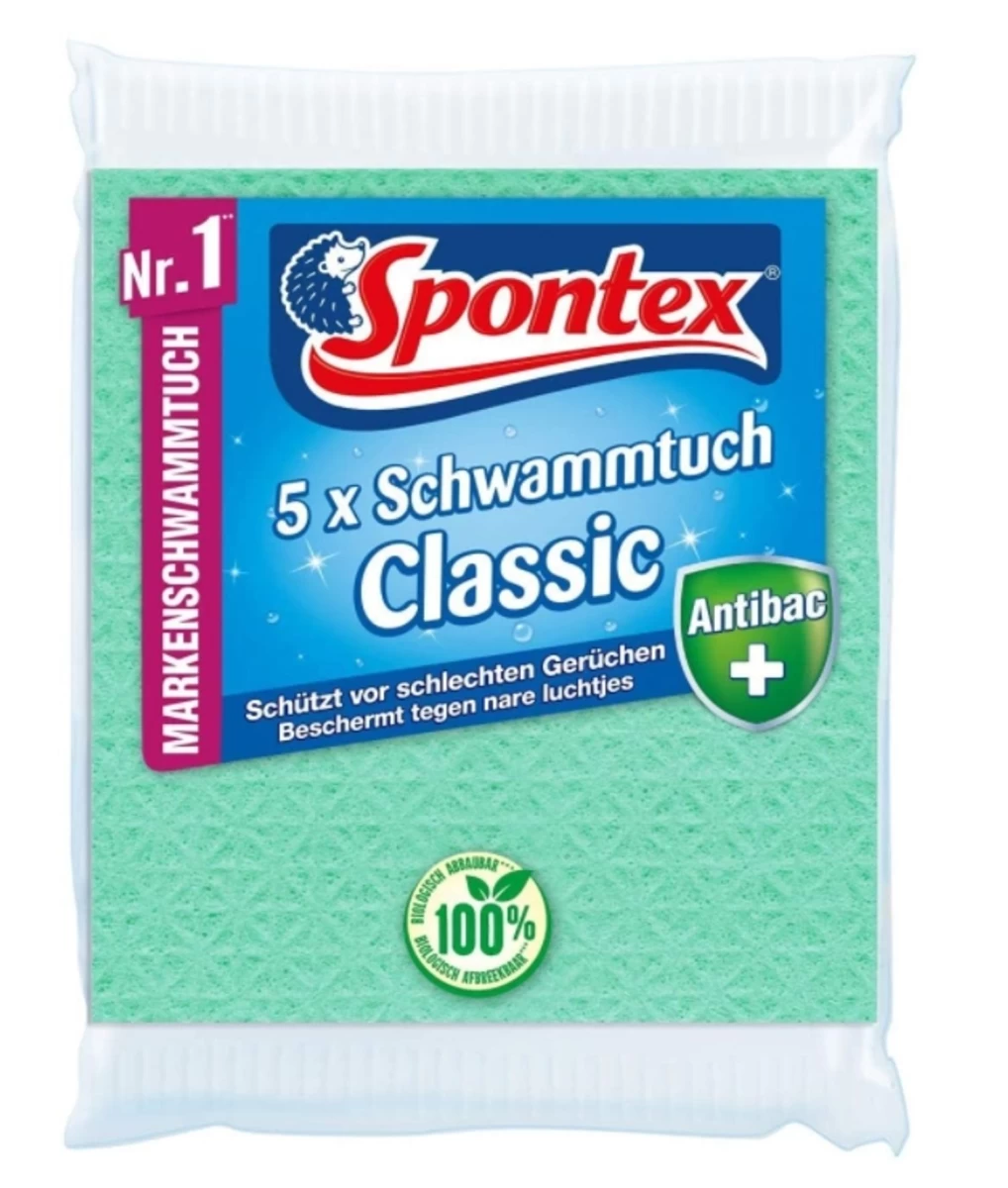 Spontex, Kempininė šluostė Valymui, 5 Vnt. (vokietijos Produktas).