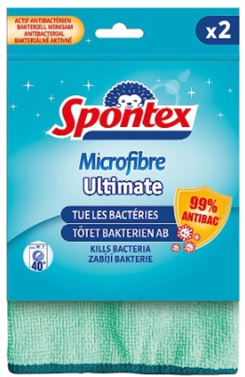 spontex Ultimate Microfiber Cloth 30 Cm X 30 Cm, 1 Vnt.